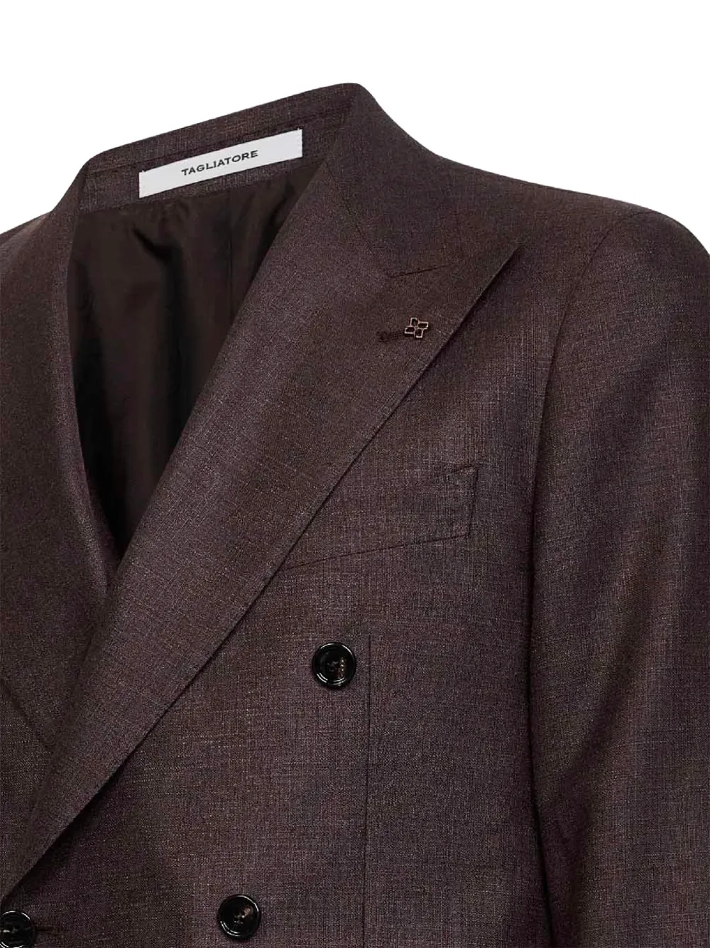 Tagliatore Blazer met dubbele rij knopen Bruin