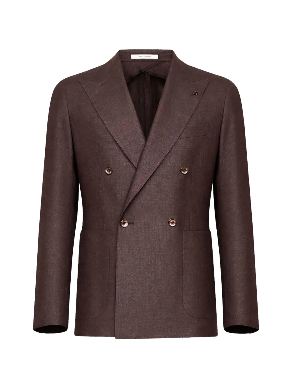 Tagliatore peak-lapel double-breasted blazer - Brown