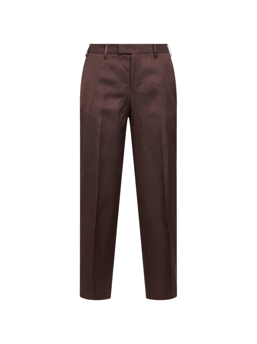 PT Torino textured trousers - Marrone