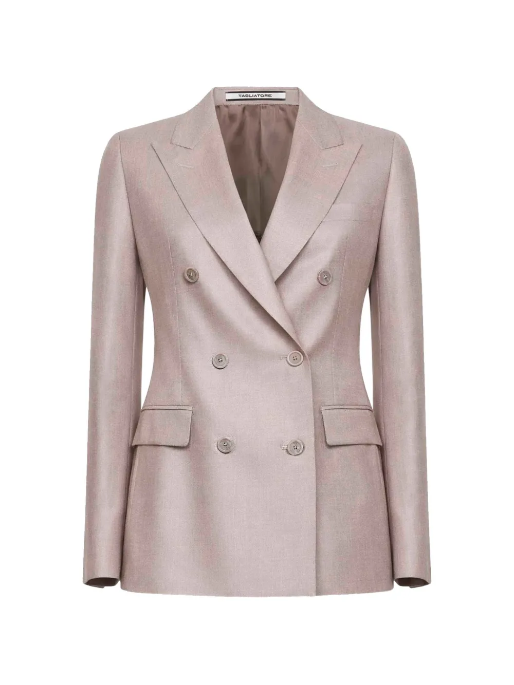 Tagliatore Blazer met dubbele rij knopen Beige