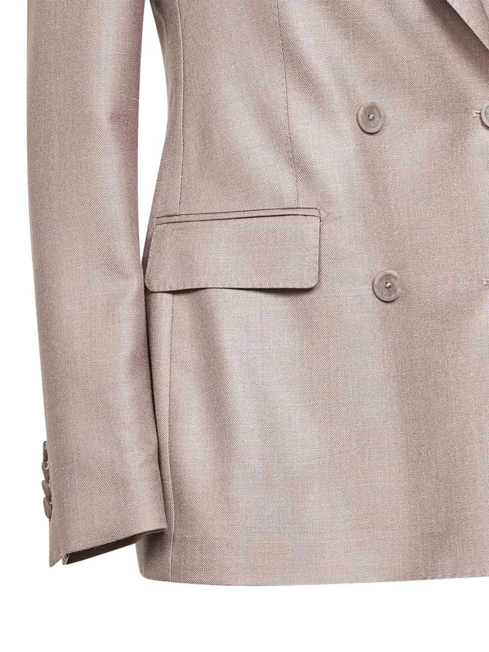 Tagliatore Blazer met dubbele rij knopen Beige
