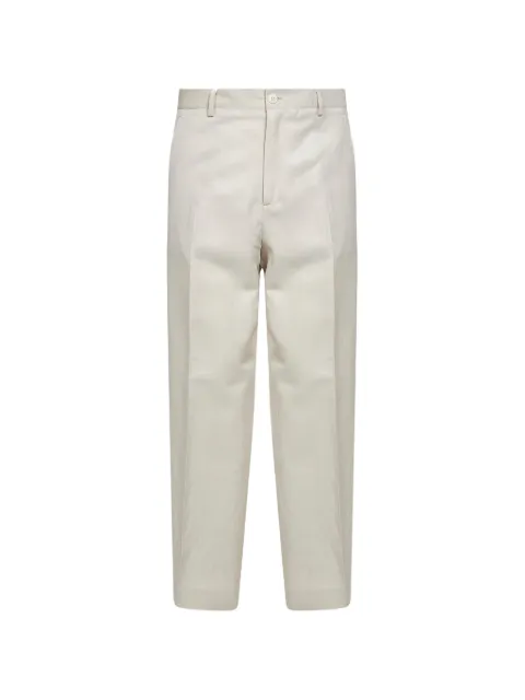 Costumein straight trousers