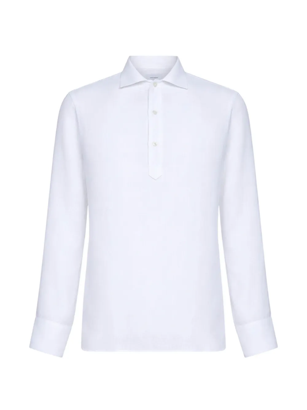 Tagliatore button placket polo shirt - Weiß