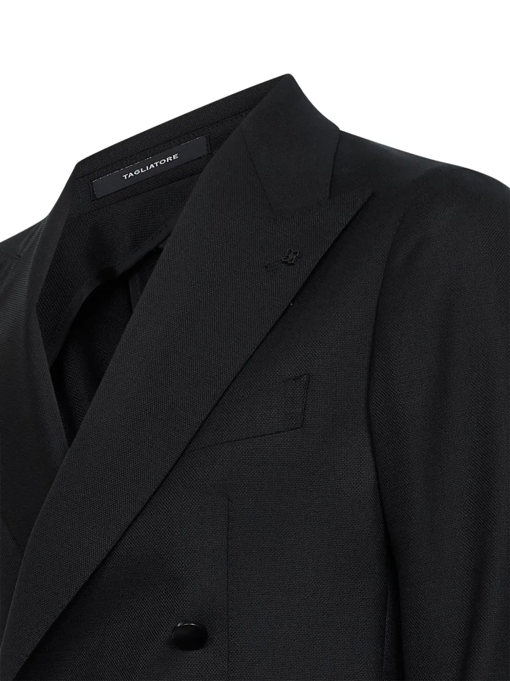Tagliatore Blazer met dubbele rij knopen Zwart