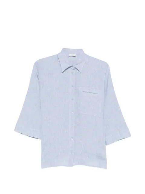 Peserico chemise à détails de pompons