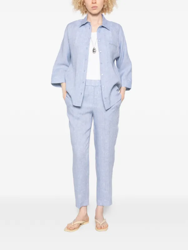 Peserico Button Shirt | Blue | FARFETCH