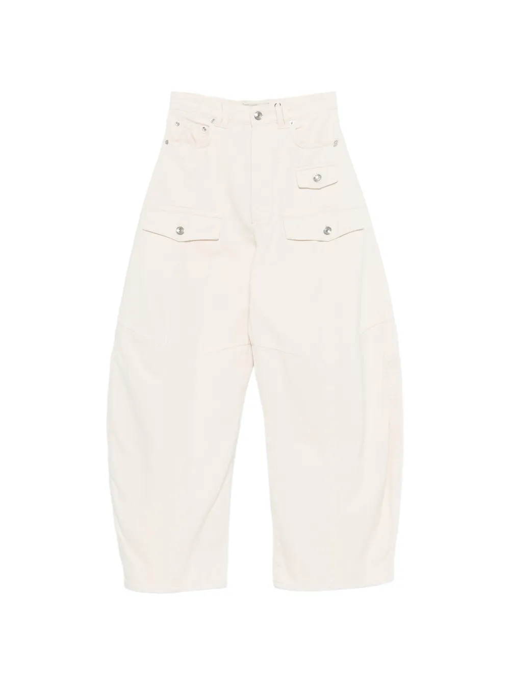 Sportmax Spxfashion patch-pocket jeans - Toni neutri