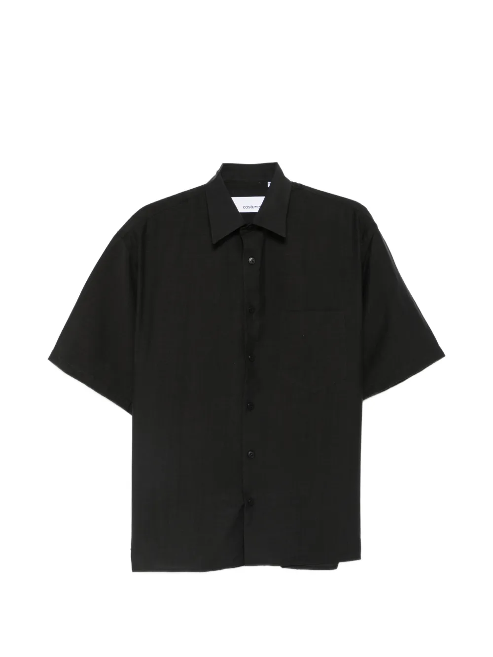 Costumein pocket short-sleeve shirt - Nero