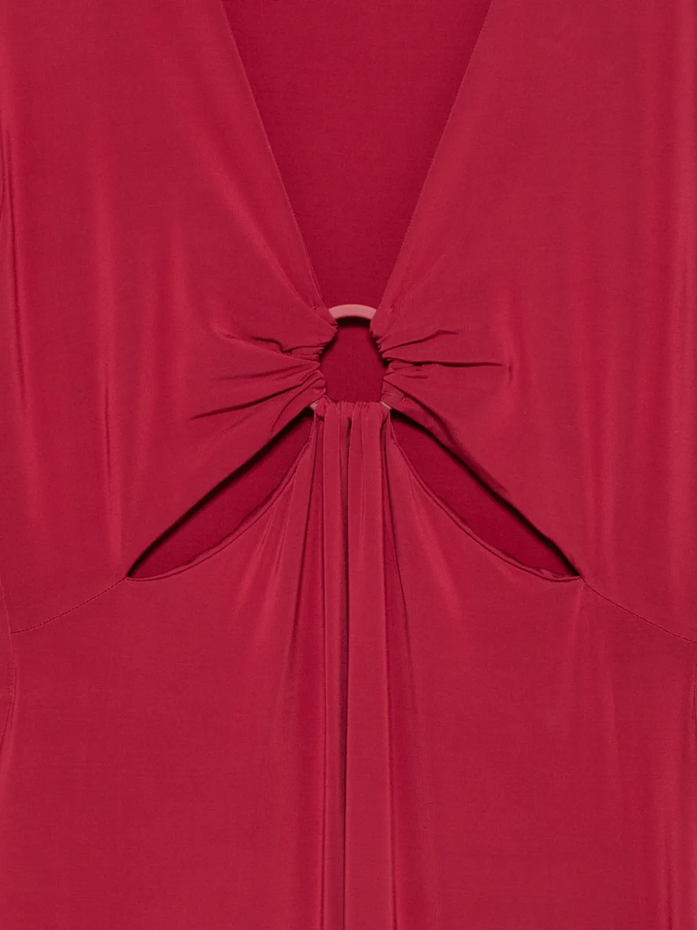 Max Mara Berchriga jurk met uitgesneden details en ringdetail Rood