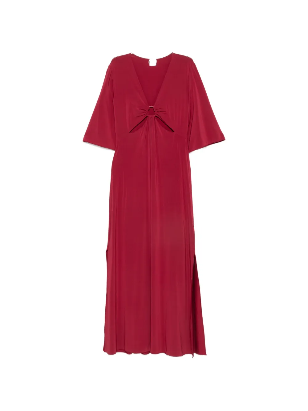 Max Mara Bchriga cut-out ring-detail dress - Red