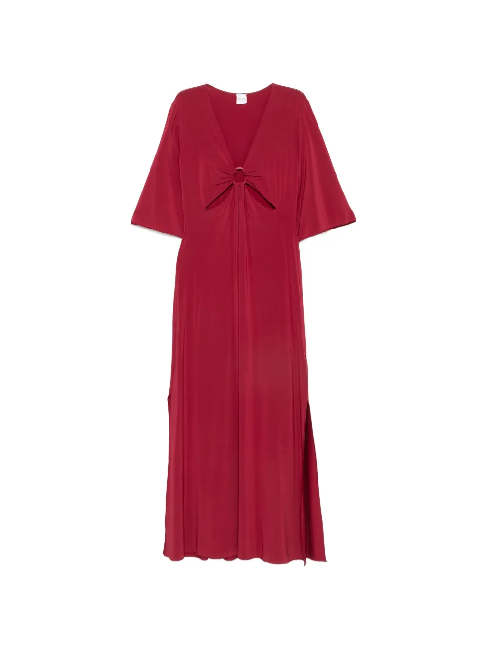 Max Mara Bchriga cut-out ring-detail dress - Red