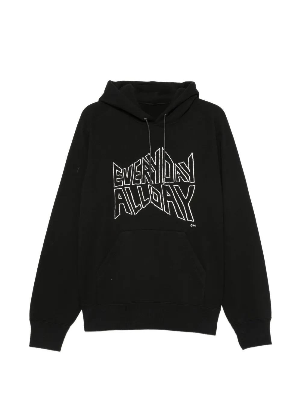 sacai x Geoff McFetridge graphic-print hoodie - Schwarz