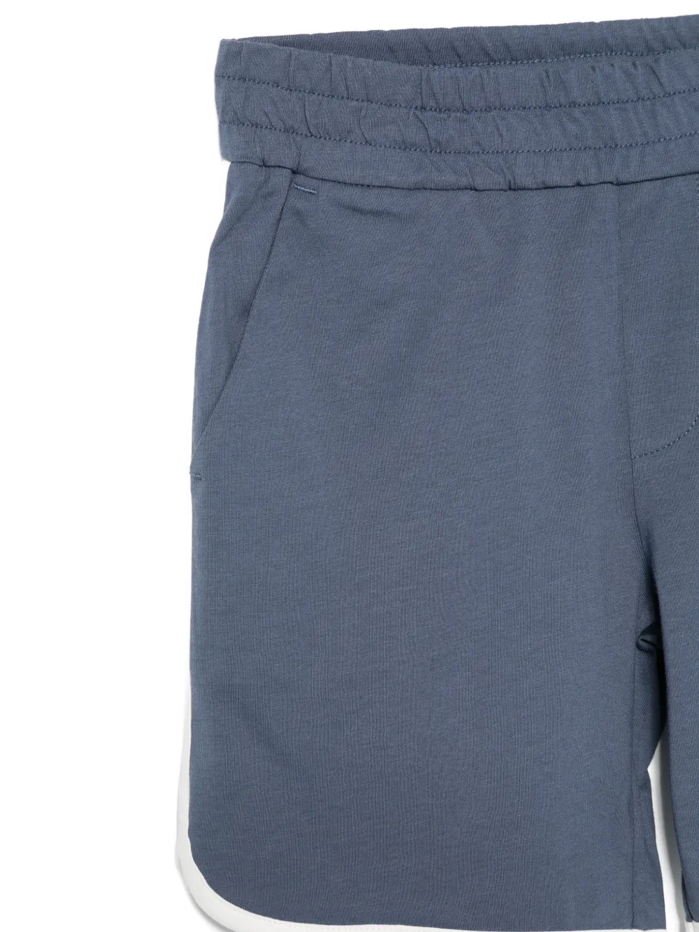 Moncler Enfant Tweedelige shorts set met logo Wit