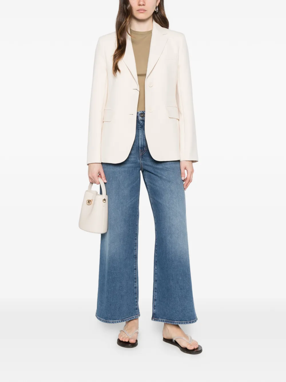 Weekend Max Mara Uva flap-pocket blazer - Toni neutri
