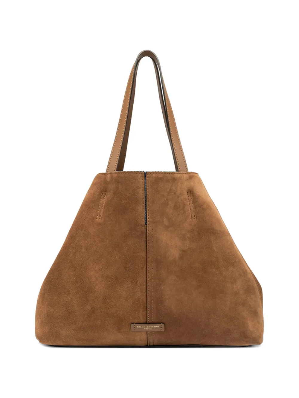 GIANNI CHIARINI Maya reversible tote bag - Marrone