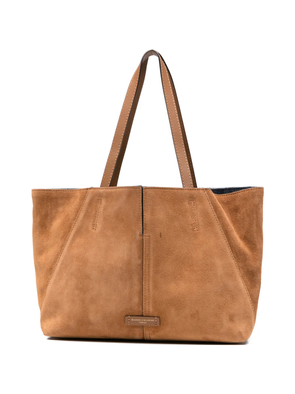 GIANNI CHIARINI Maya reversible tote bag - Marrone