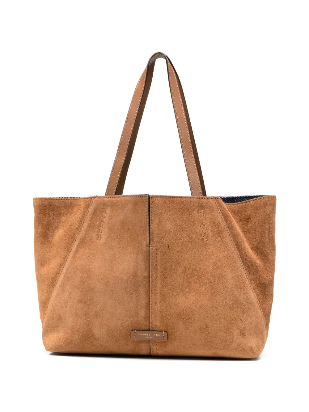 GIANNI CHIARINI Maya reversible tote bag - Marrone