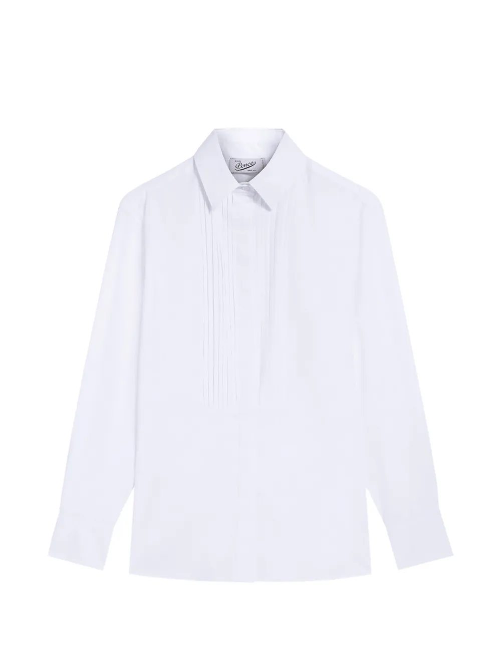 Pence pleated shirt - Bianco