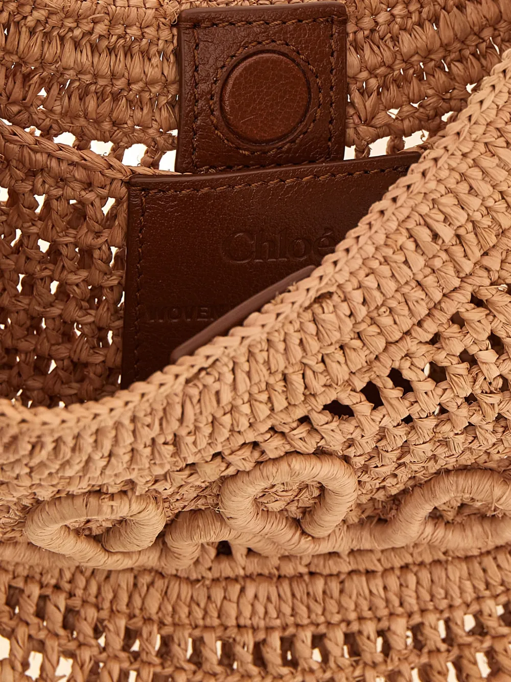 Chloé Summer Banana mini-shopper Beige