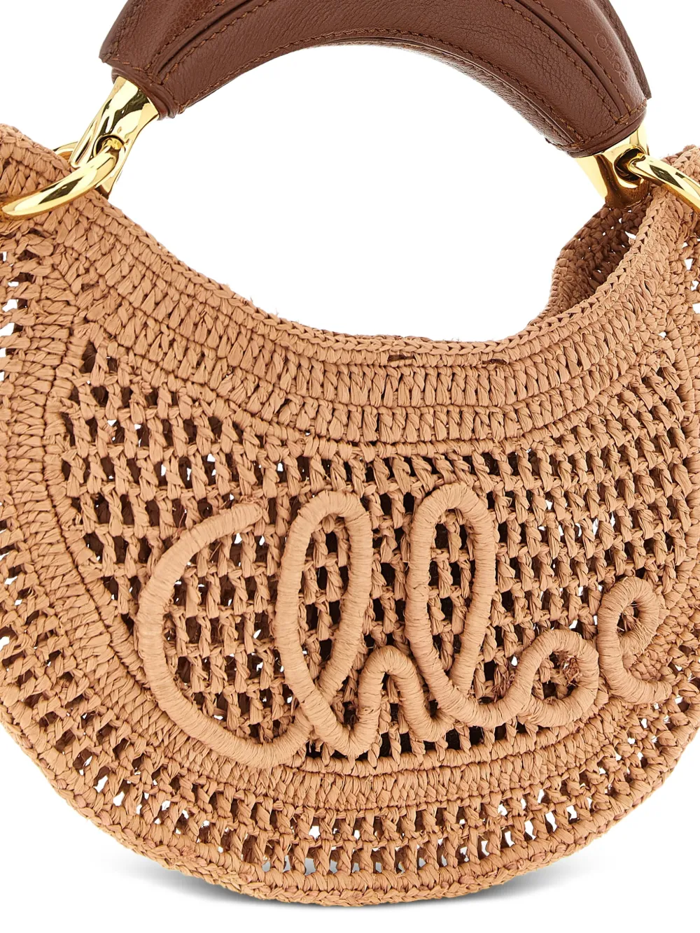 Chloé Summer Banana mini-shopper Beige