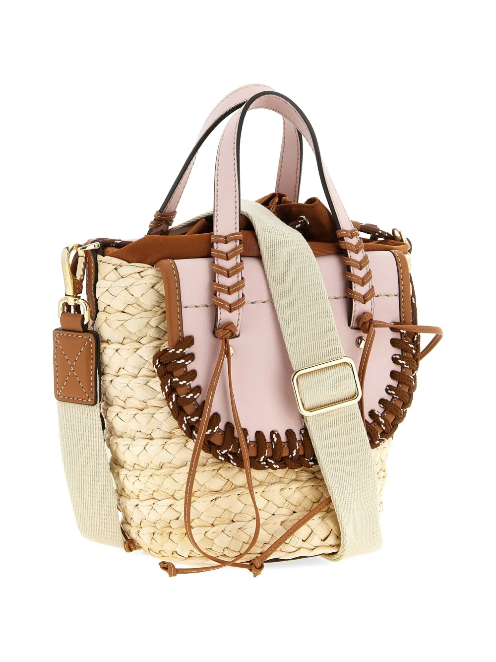  Cuba Lab Raffia Tote Bag - Neutrals 