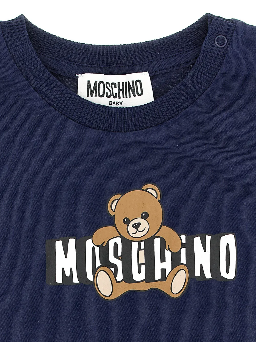 Moschino Shorts met print Blauw