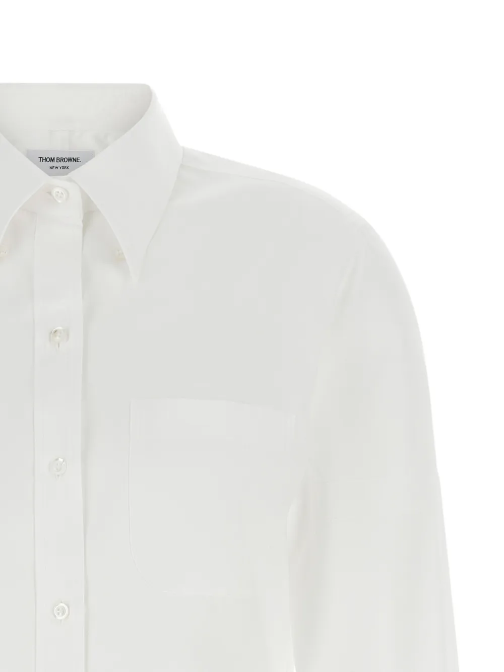  Thom Browne Button Down Pocket Shirt - White 