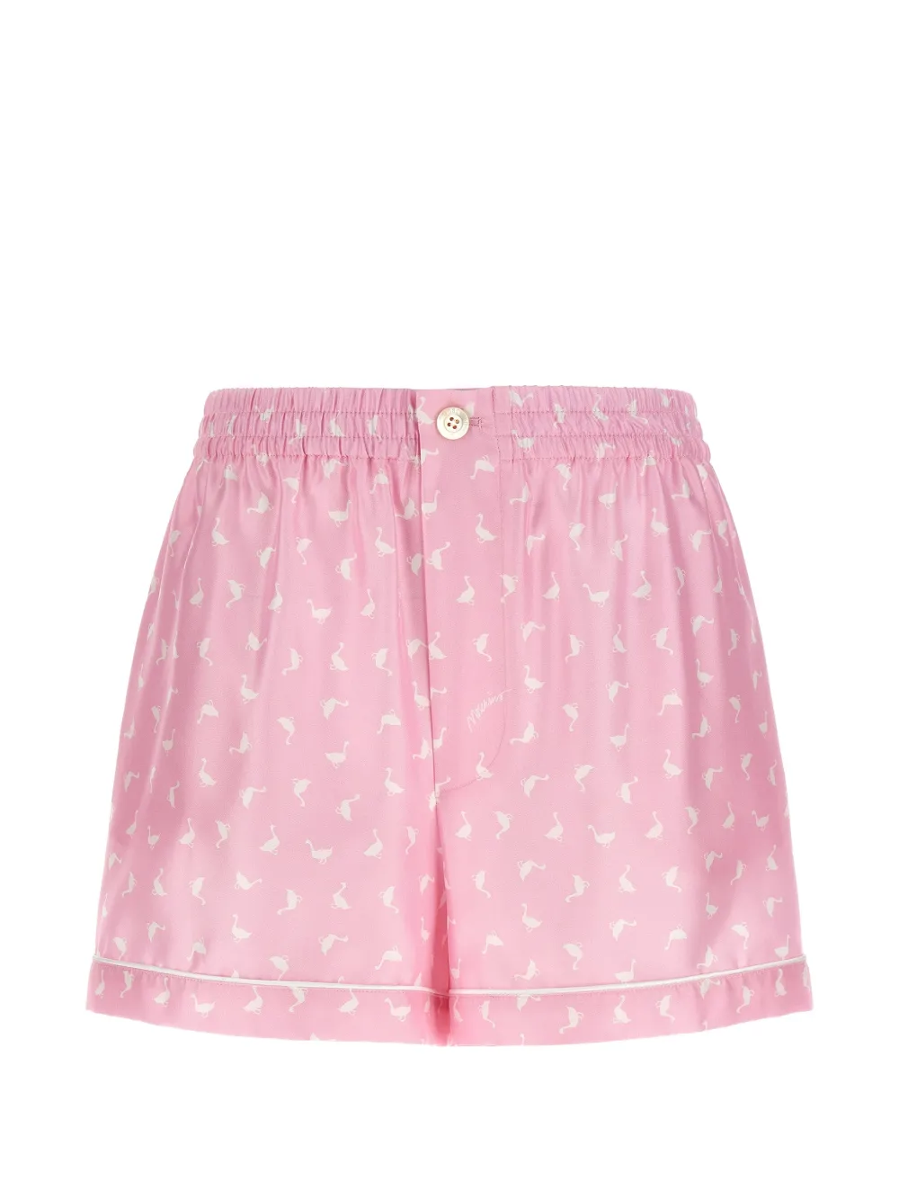 Moschino printed silk shorts - Rosa