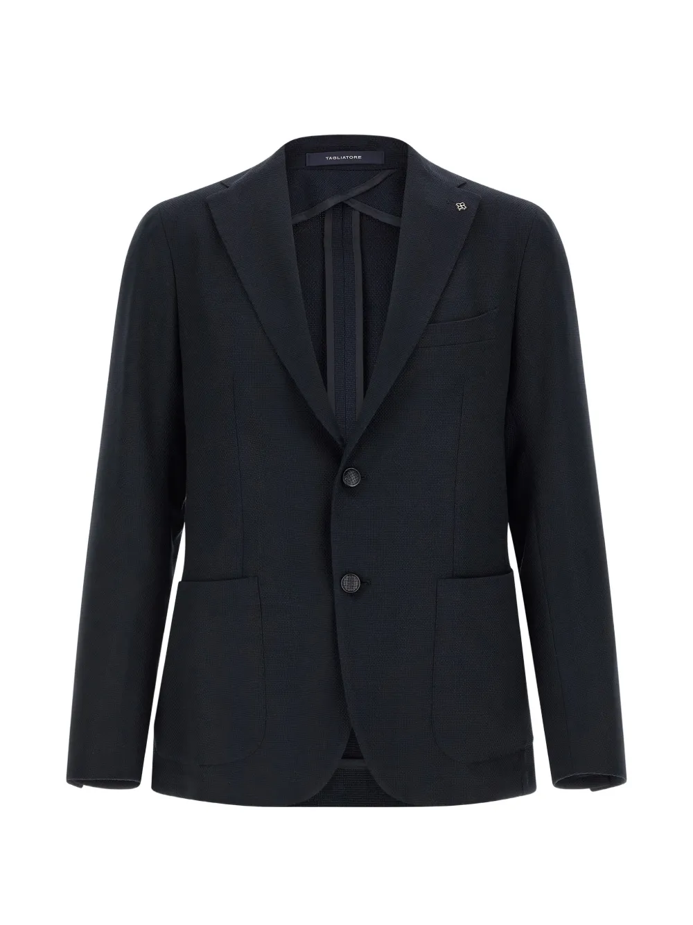 Tagliatore Montecarlo metal pin patch pockets blazer - Blu
