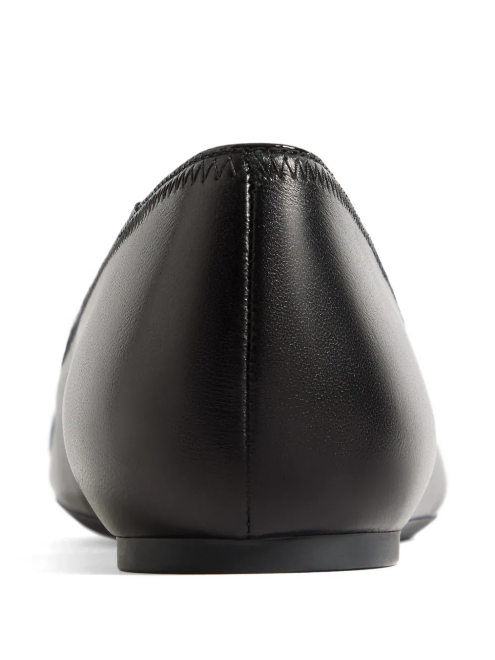 Valentino Garavani VLogo Signature nappa ballerina's Zwart