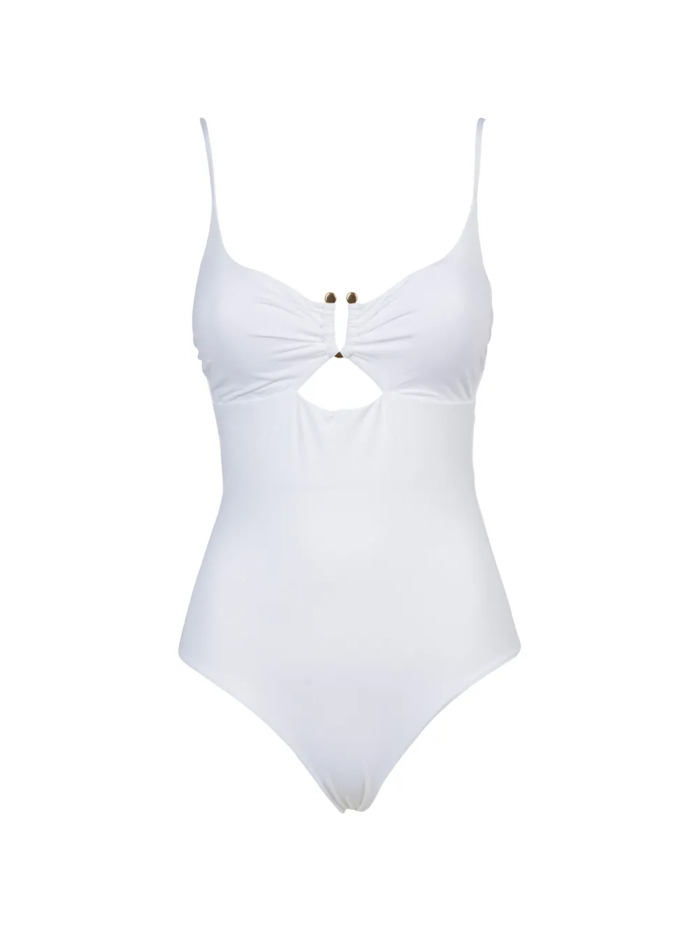 Fisico cutout swimsuit - Bianco