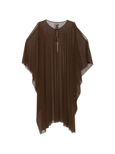 Fisico Azalea sheer-finish cut-out kaftan