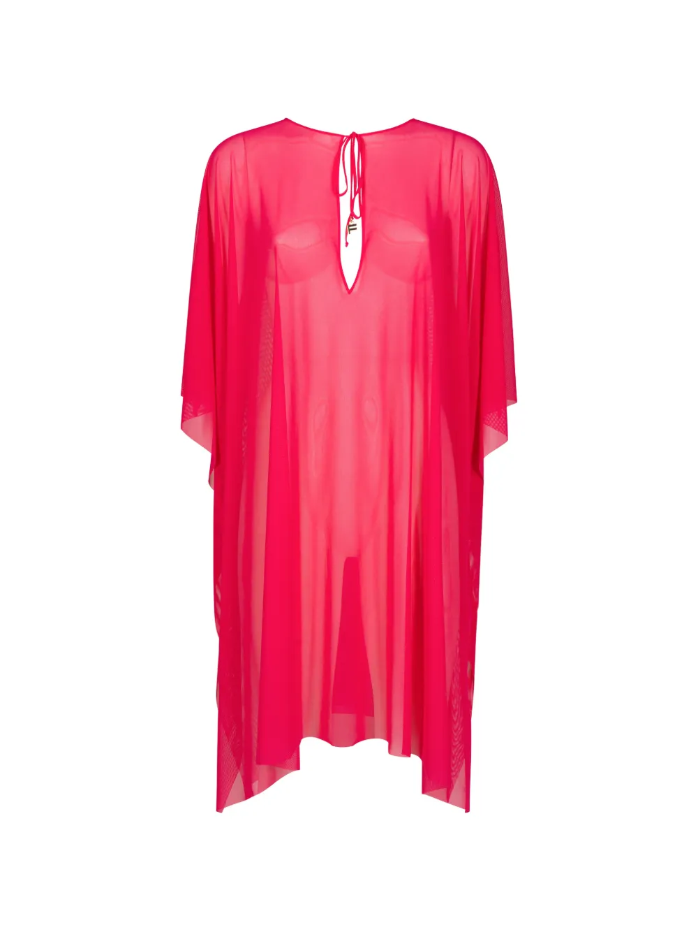 Fisico Azalea sheer tie-fastening dress - Rosa
