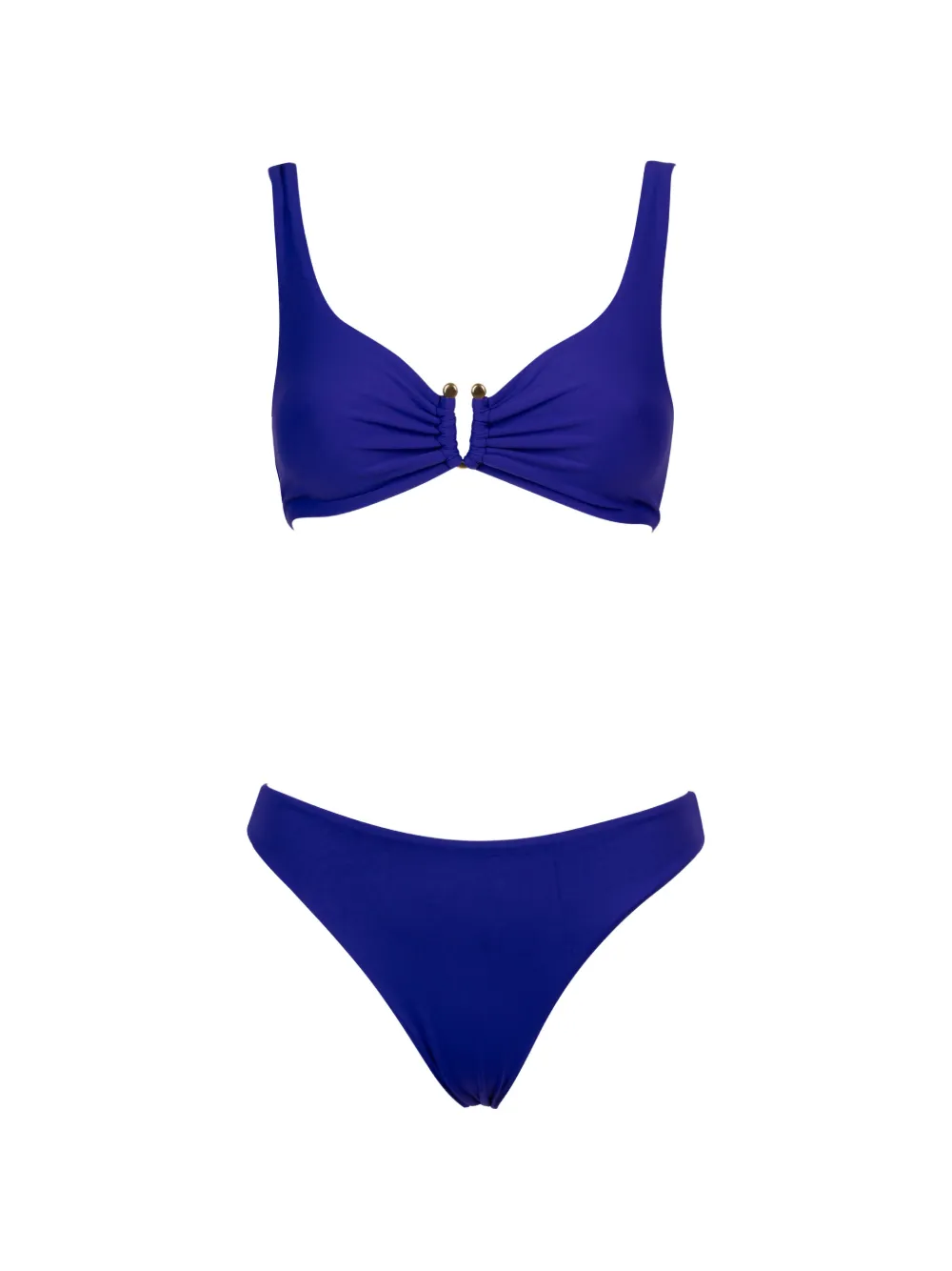 Fisico knotted-ring bikini - Blu