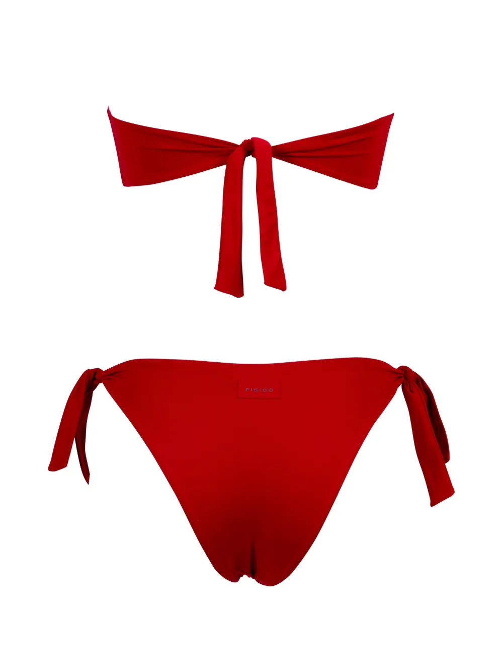  Fisico Bikini Con Lazo - Rojo 