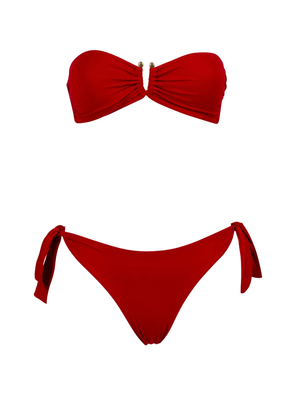 Fisico tie red bikini - Rot