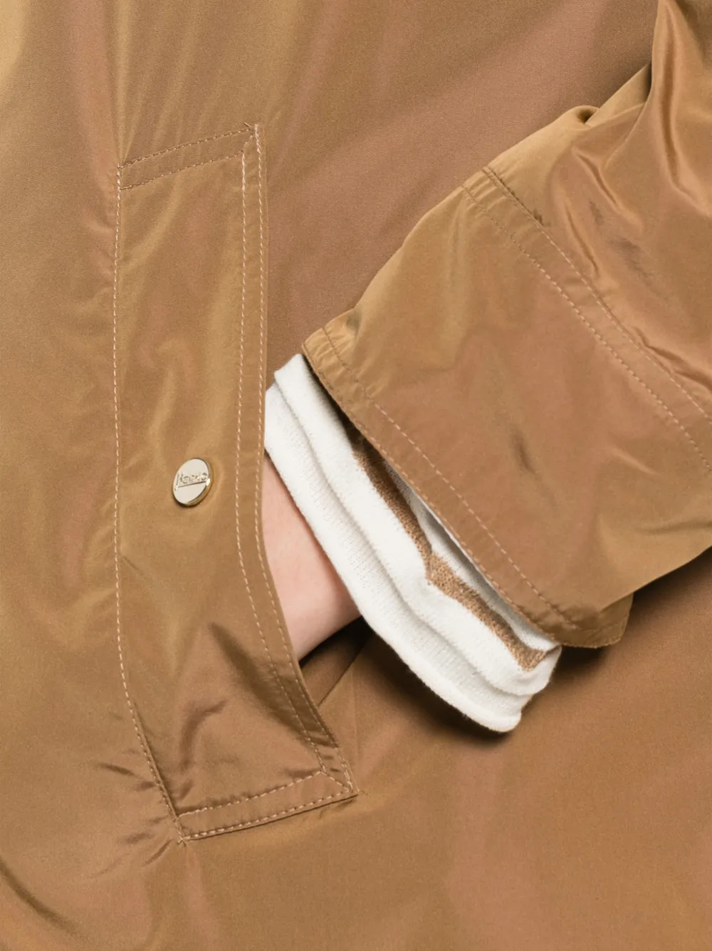 Herno Jas met capuchon Beige
