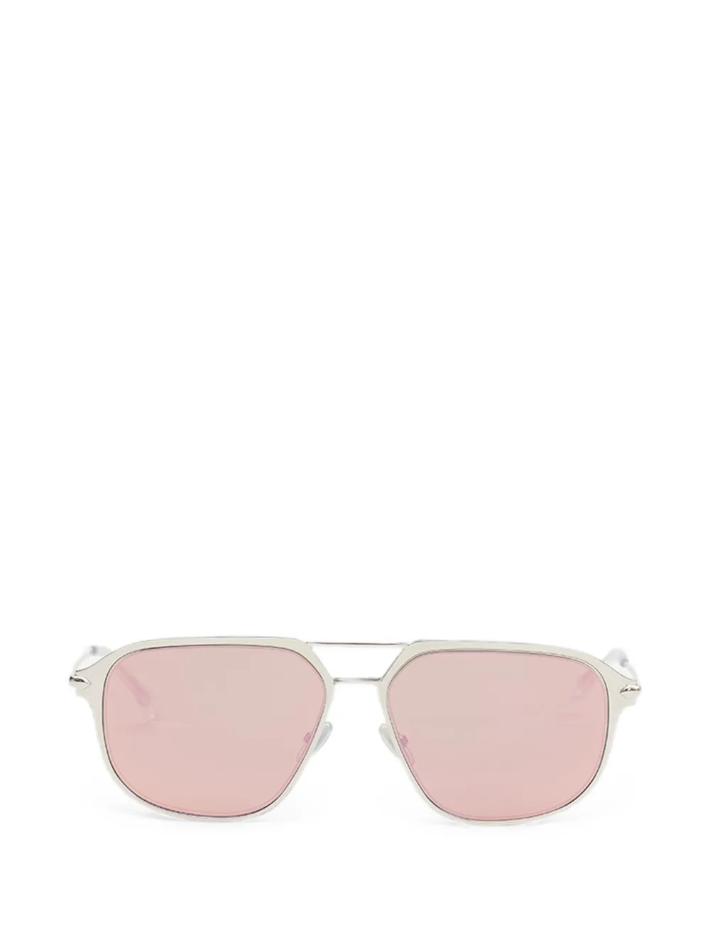 Isabel Marant Eyewear Arro double-bridge pilot-frame sunglasses - Silber