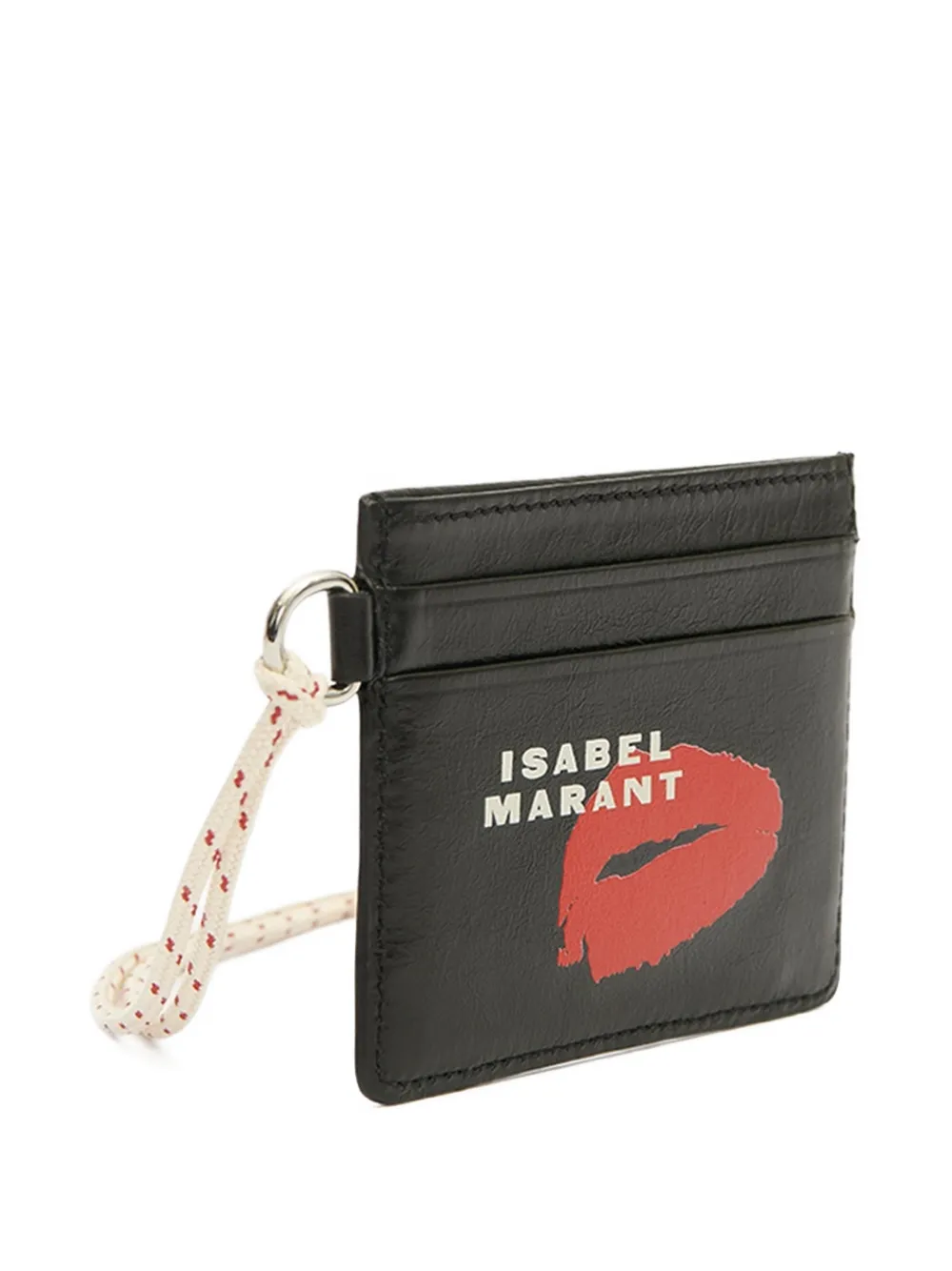 ISABEL MARANT Pasjeshouder met logodetail Zwart