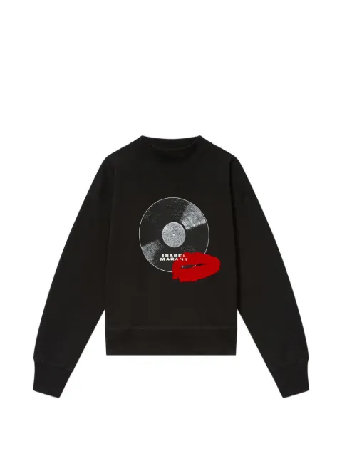 ISABEL MARANT Mylan graphic-print sweatshirt