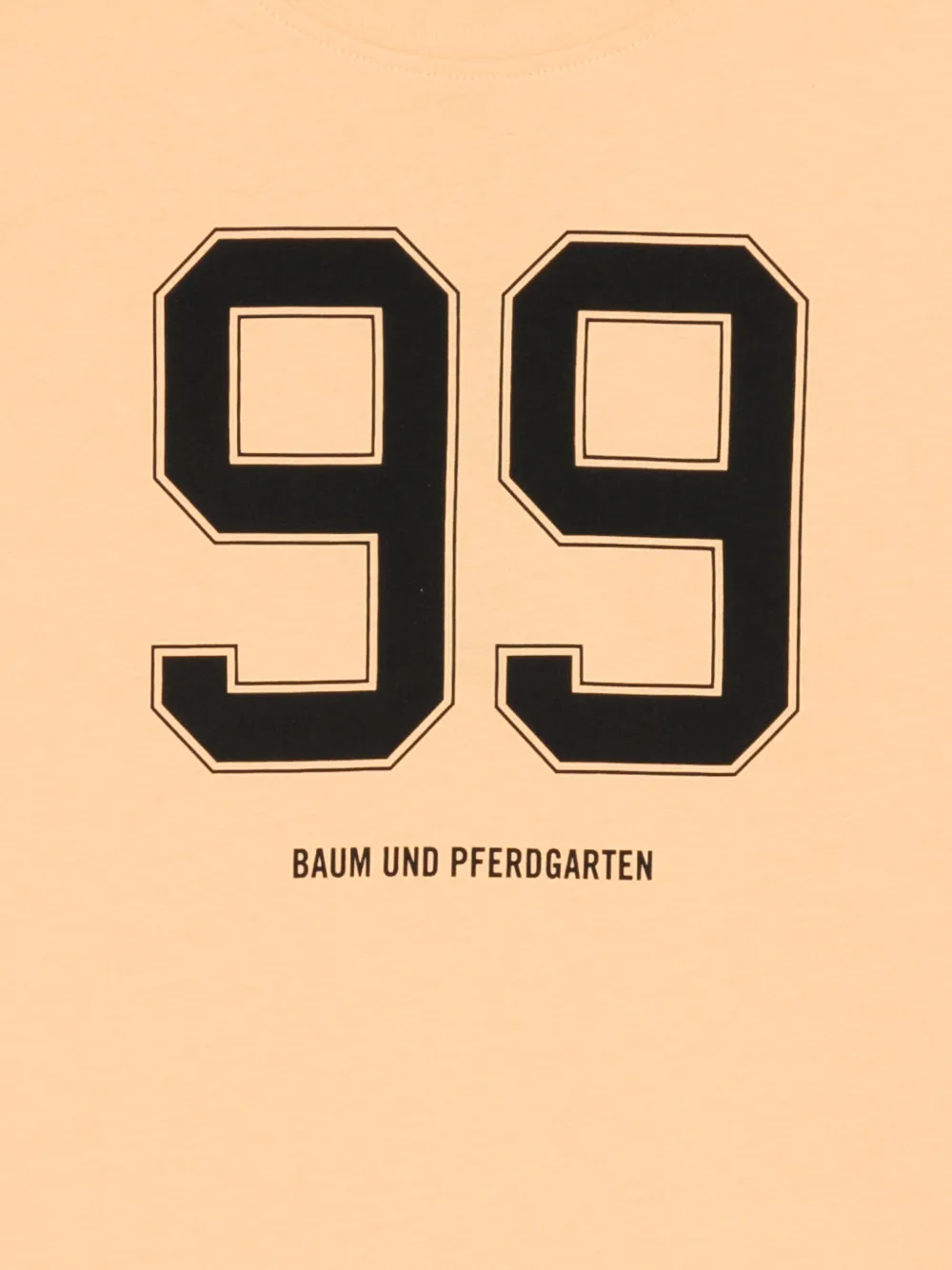 Baum Und Pferdgarten July gestreept T-shirt met nummer-print Oranje