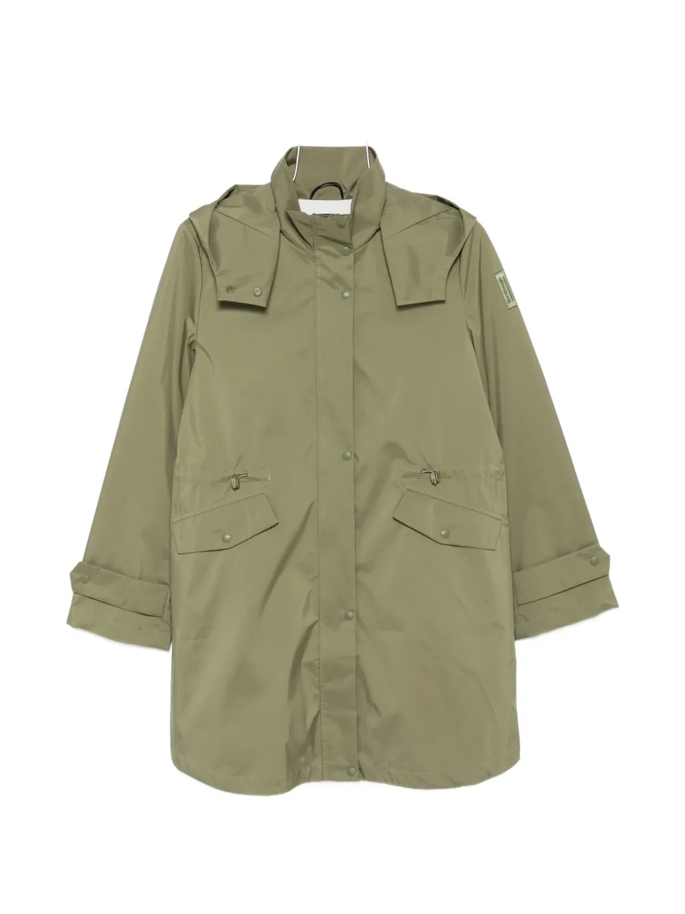Bomboogie Hooded Pocket Jacket In Green