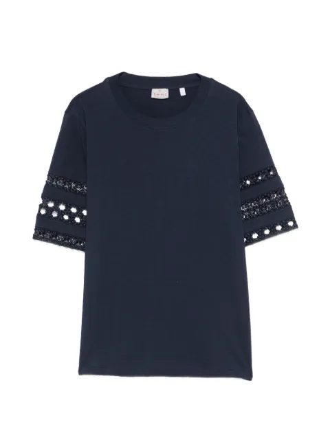 Marella embellished sleeves T-shirt