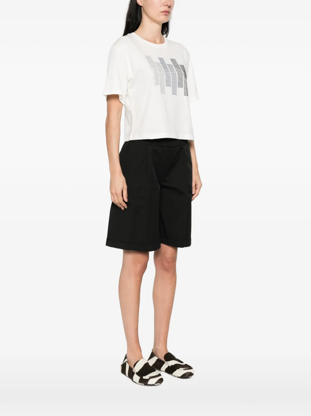  Marella Embellished T-shirt - White 