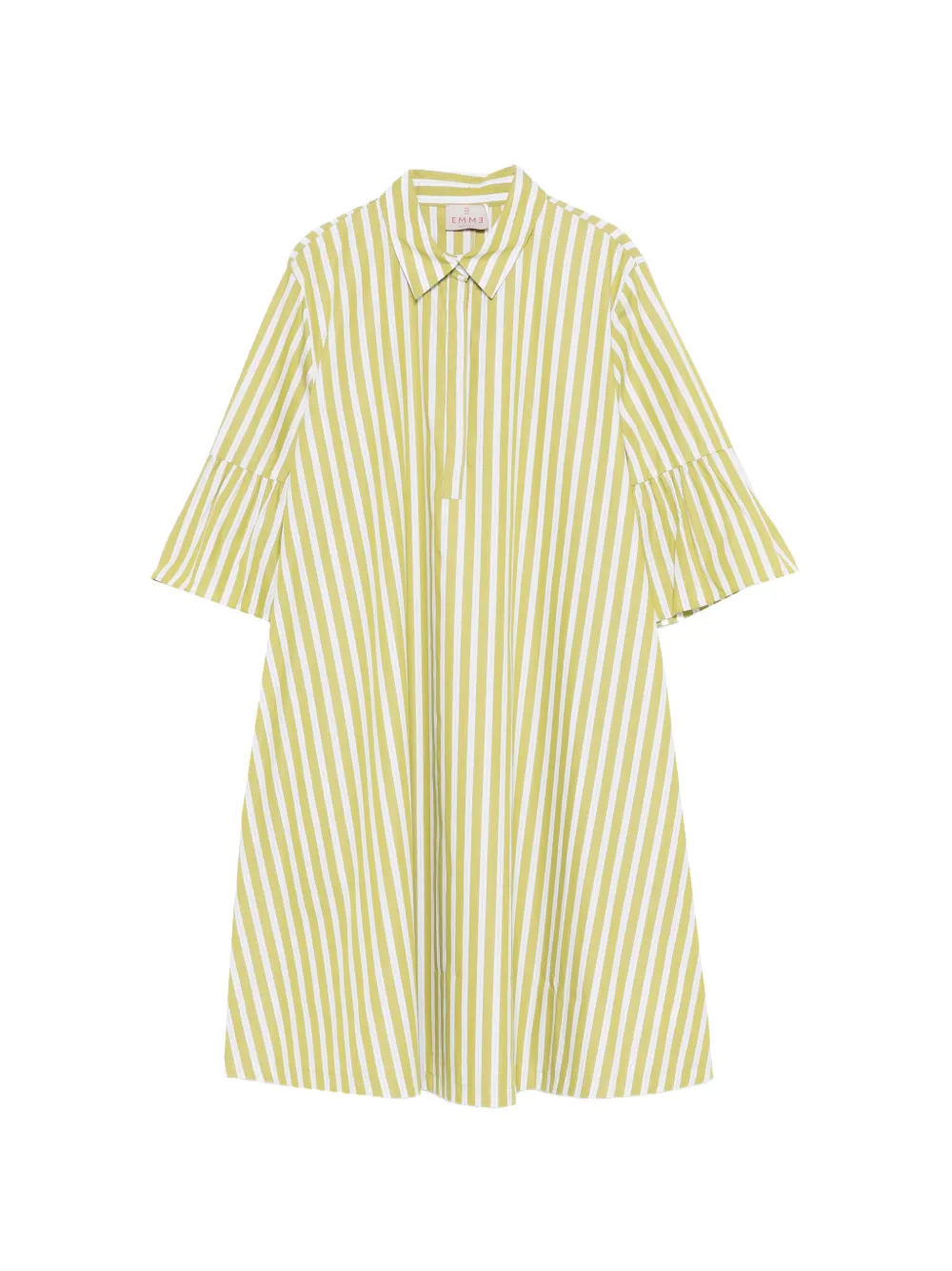Marella striped mini dress - Verde