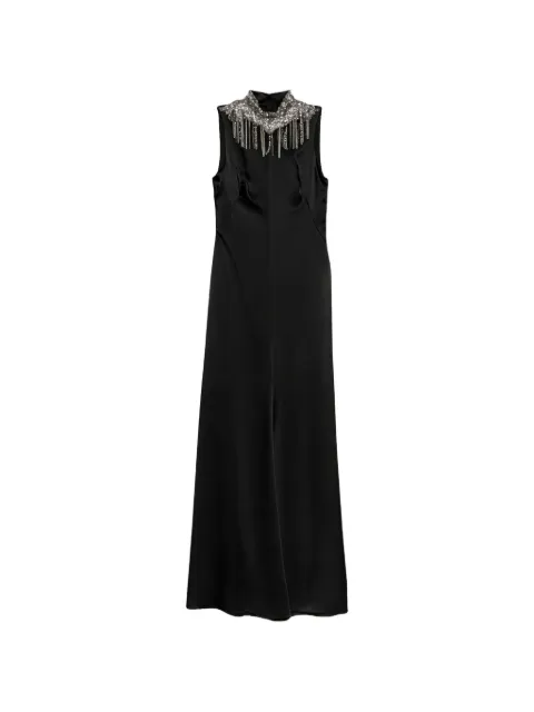 Alexander McQueen mock-neck sleeveless maxi dress