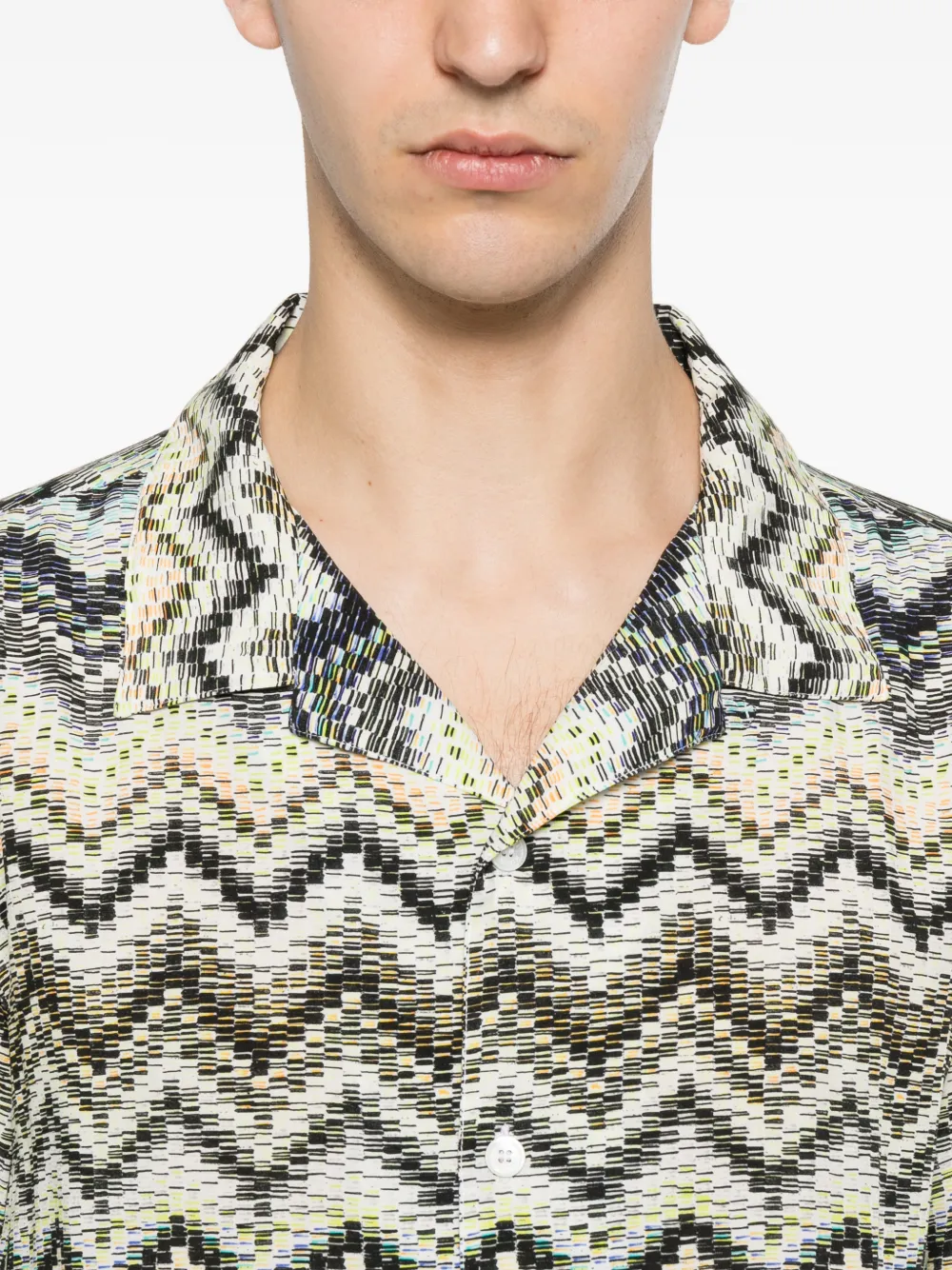 Missoni Overhemd met print Beige