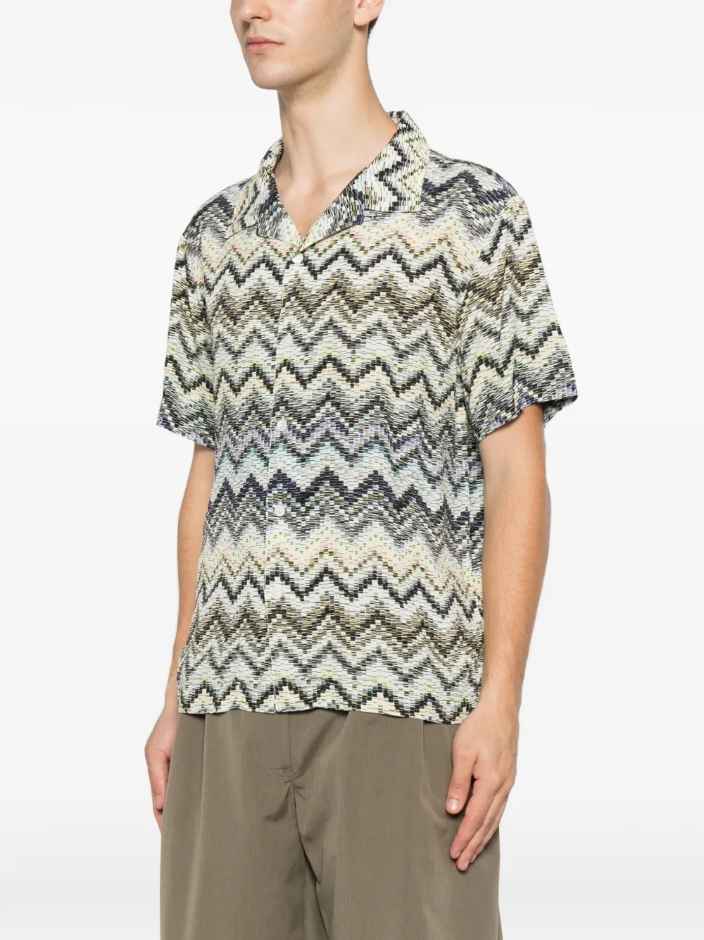 Missoni Overhemd met print Beige
