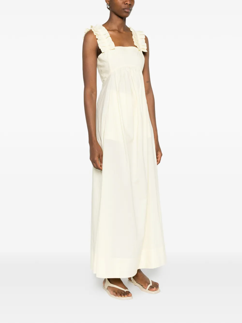 LIU JO Maxi-jurk met ruches Beige