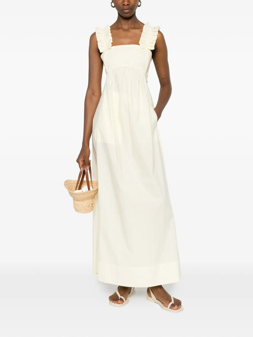 LIU JO Maxi-jurk met ruches Beige